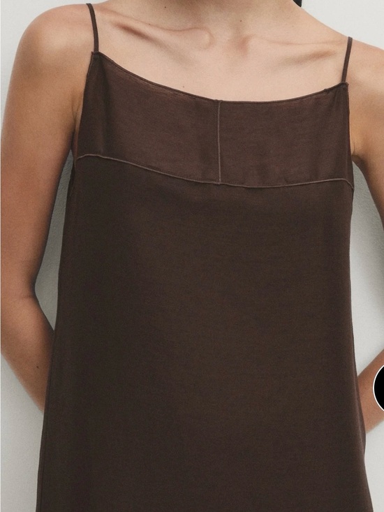 Massimo Dutti Dresses & Skirts - Massimo Dutti day dress, dark brown size S